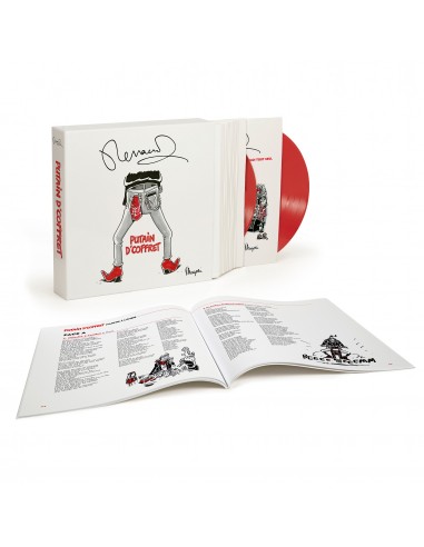 Renaud - Putain d'coffret - Edition 12 vinyles couleur inclus lithographie signée par Frank Margerin solde