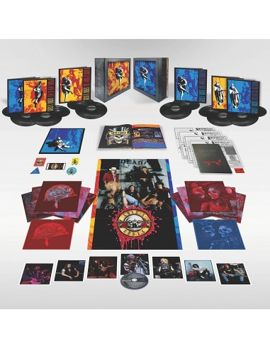 Guns N’ Roses - Use Your Illusion I & II - Coffret 12 vinyles + Blue ray pas cher chine