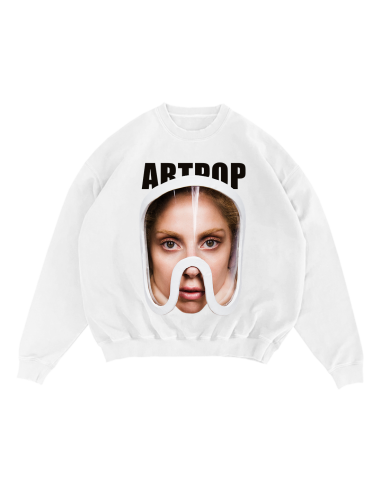 Lady Gaga - Artpop Crewneck Blanc Mask les ctes