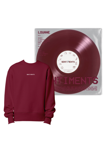 Louane - Pack « Sentiments » - (Vinyle bordeaux exclusif + pochette exclusive + crewneck) de la marque