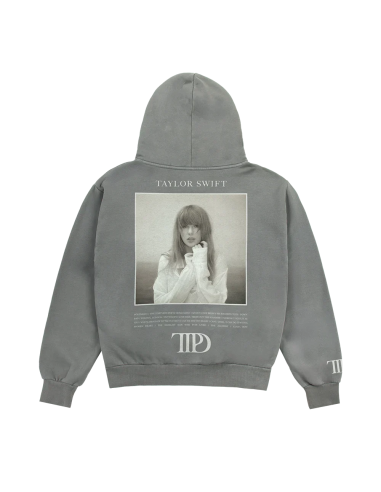 The Tortured Poets Department Hoodie Gris basket pas cher