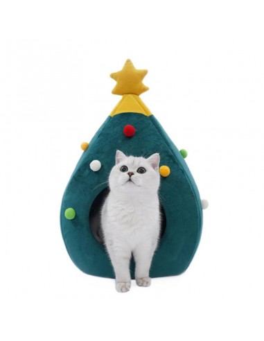 Niche de Noël pour les Chats Paris Déstockage Promo