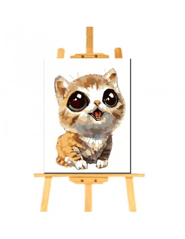 Peinture par Numéro Chat Kawaii l'achat 