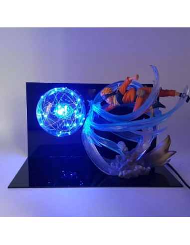 Lampe Rasengan Naruto Led Neon À Poser De Chevet ou Bureau Déco Manga Venez acheter