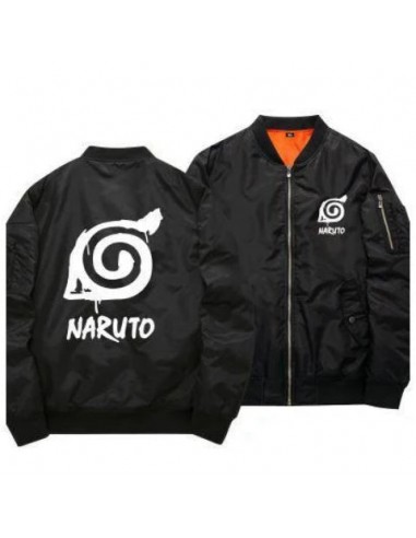 Blouson Naruto Adulte Coloris Homme Femme Bomber Hiver / Mi Daison Manga Manteau Veste pas cher 