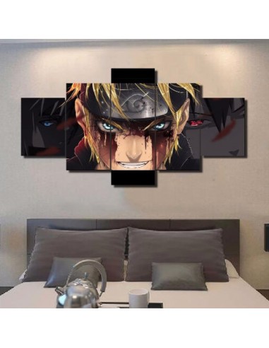 Tableau Naruto Uzumaki Deco Toile Cadre Mural Manga la chaussure