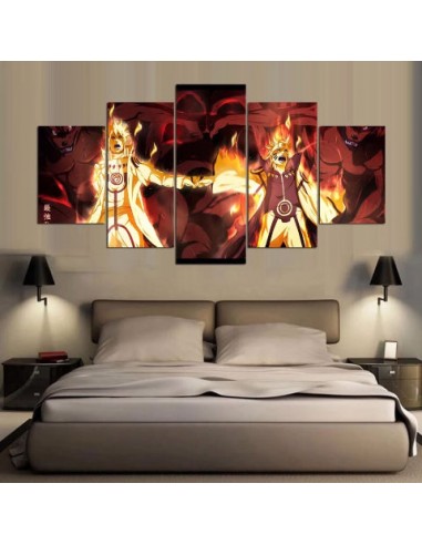 Tableau Naruto Shippuden Deco Toile Cadre Mural Manga Dans la société mordern