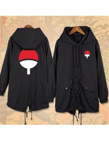 Veste Uchiha Sharingan (2 Coloris) Naruto Adulte Homme Femme Hiver Mi Saison Capuche Manga Manteau Blouson acheter en ligne