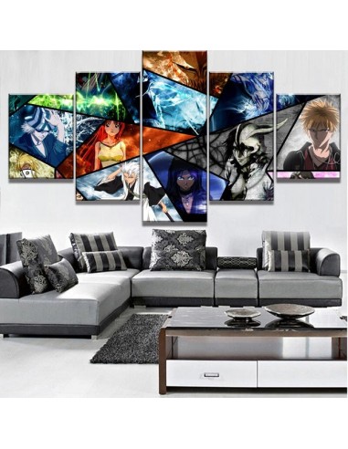 Tableau Bleach 5 Pièces Cadre store