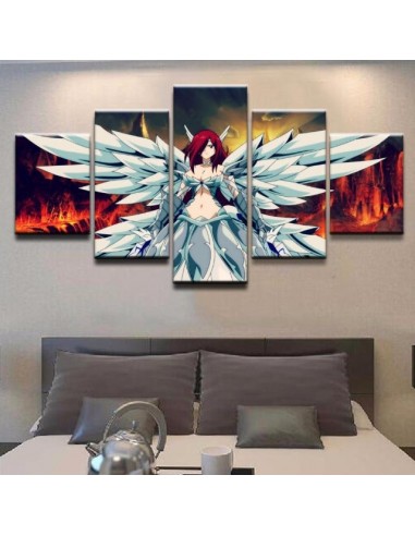 Tableau Fairy Tail Erza Cadre Toile store