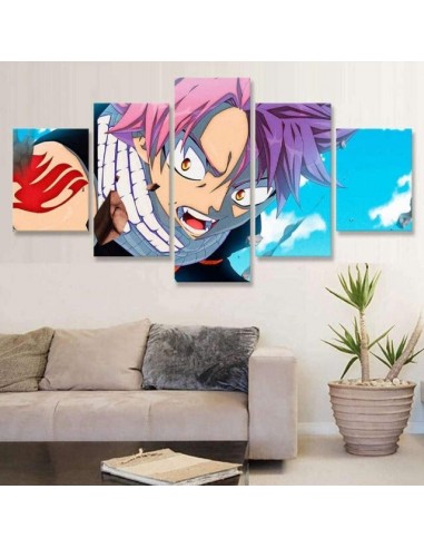 Tableau Natsu Dragnir Cadre Toile basket pas cher