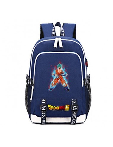 Cartable Goku Blue Kaioken Sac À Dos Dragon Ball basket pas cher