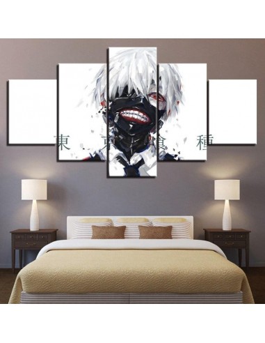 Tableau Tokyo Ghoul Masque Cadre Toile le concept de la Pate a emporter 