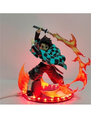 Figurine Lampe Demon Slayer Tanjiro de pas cher