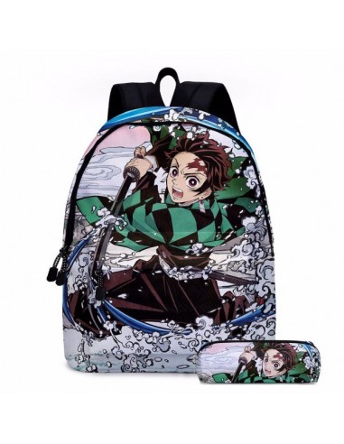 Sac avec Trousse Demon Slayer Tanjiro destockage