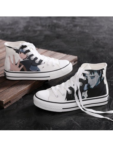 Chaussures Obito Uchiha Converse Fermées Naruto Baskets Sneakers Homme Femme Adulte 2023