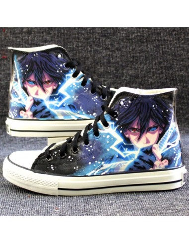 Chaussures Sasuke Converse Fermées Naruto Baskets Sneakers Homme Femme Adulte 2 - 3 jours ouvrés.