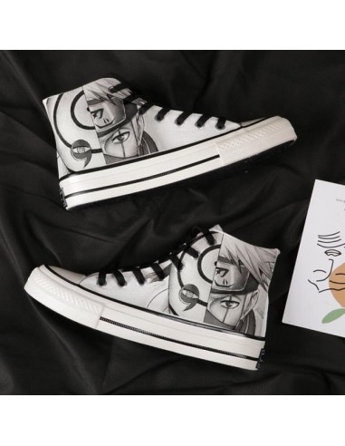 Chaussures Kakashi & Obito Converse Fermées Naruto Baskets Sneakers Homme Femme Adulte le des métaux précieux